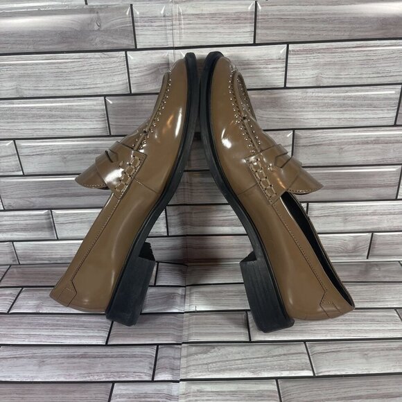 SARTO Women's Brown Patent Slip-On Loafers Women's Shoe Size‎ 8 - Picture 13 of 16